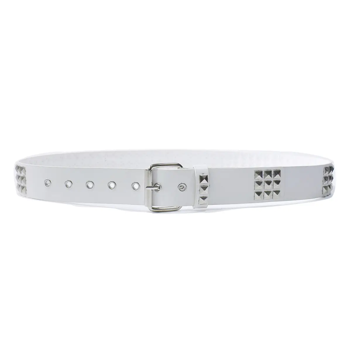 Black Rivet Hip Hop Belt for Men Women — feature 12