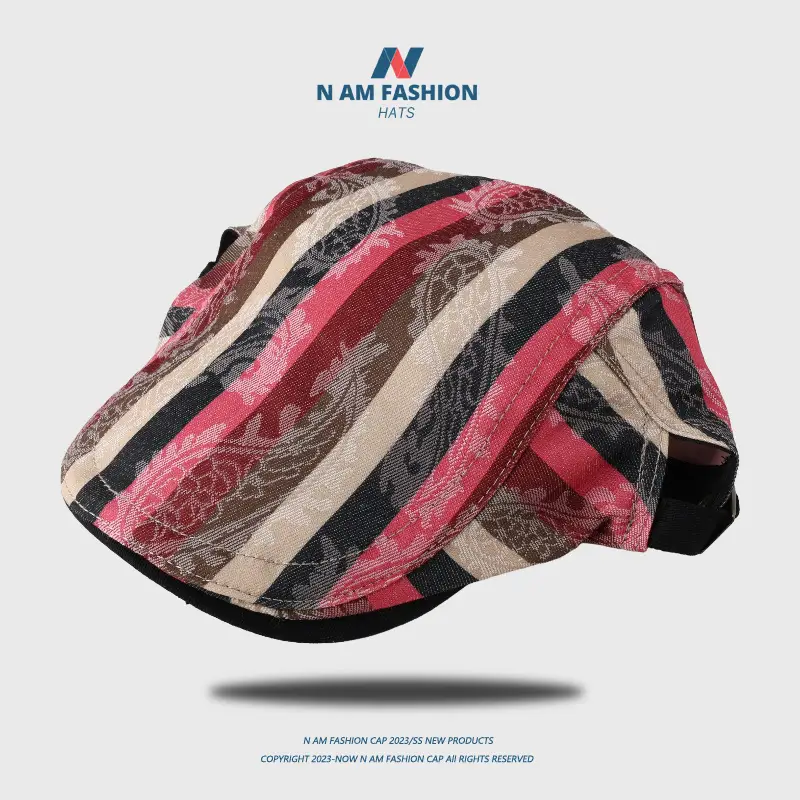 Japanese Retro Denim Peaked Cap Men's Casual Travel Hat — feature 5