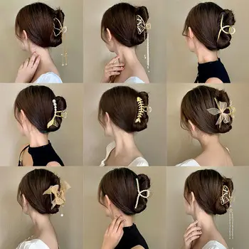 Women's Hanfu Hairpin with Tassels Gold Plated — feature 5
