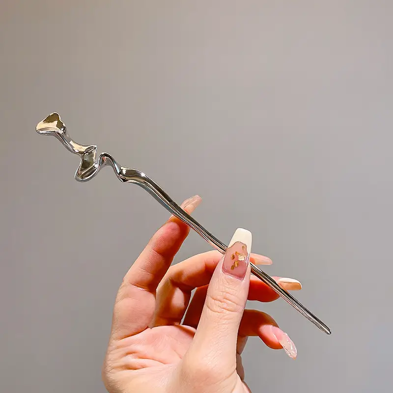 Women's Hanfu Hairpin with Tassels Gold Plated