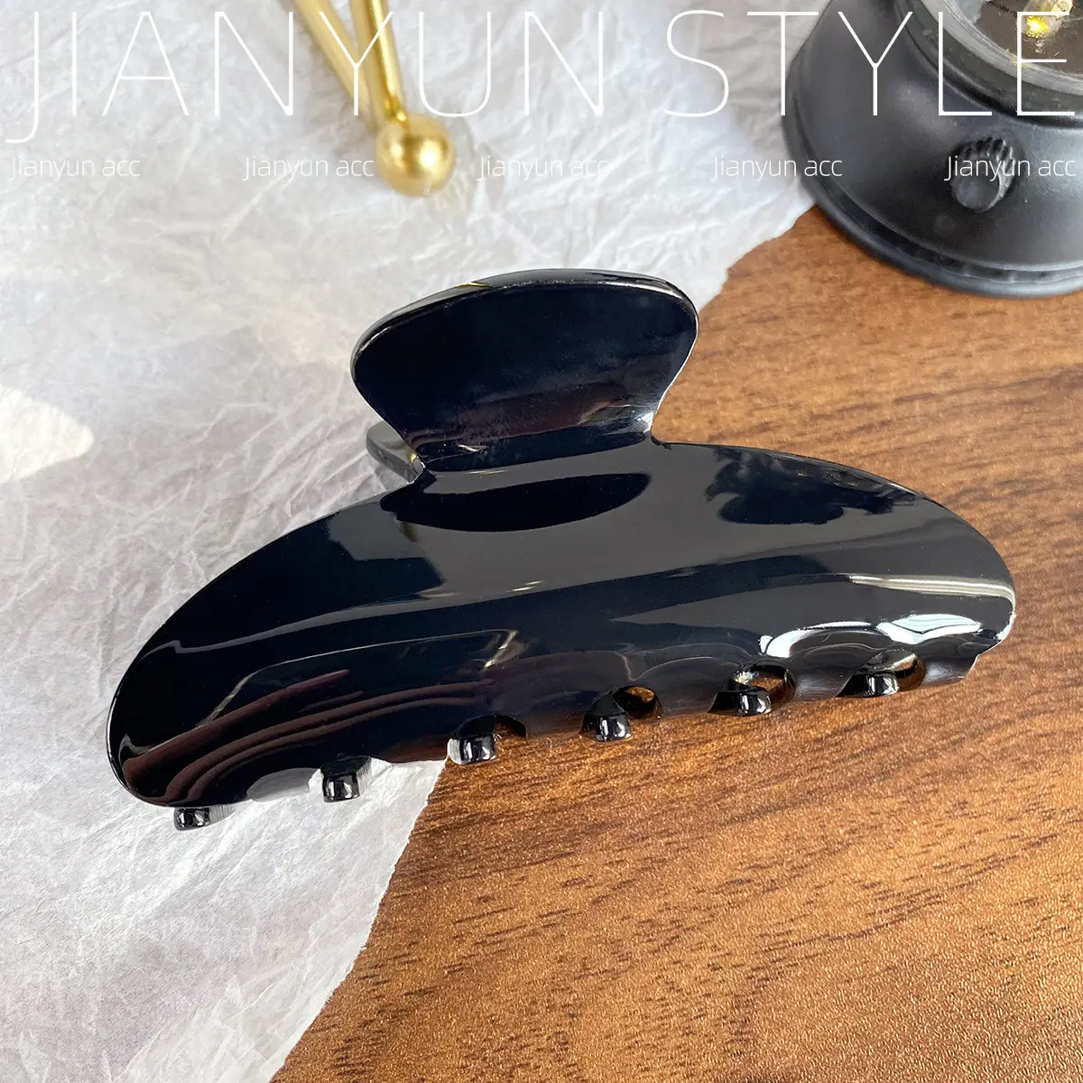 New Streamer Colorful Acrylic Shark Clip for Women
