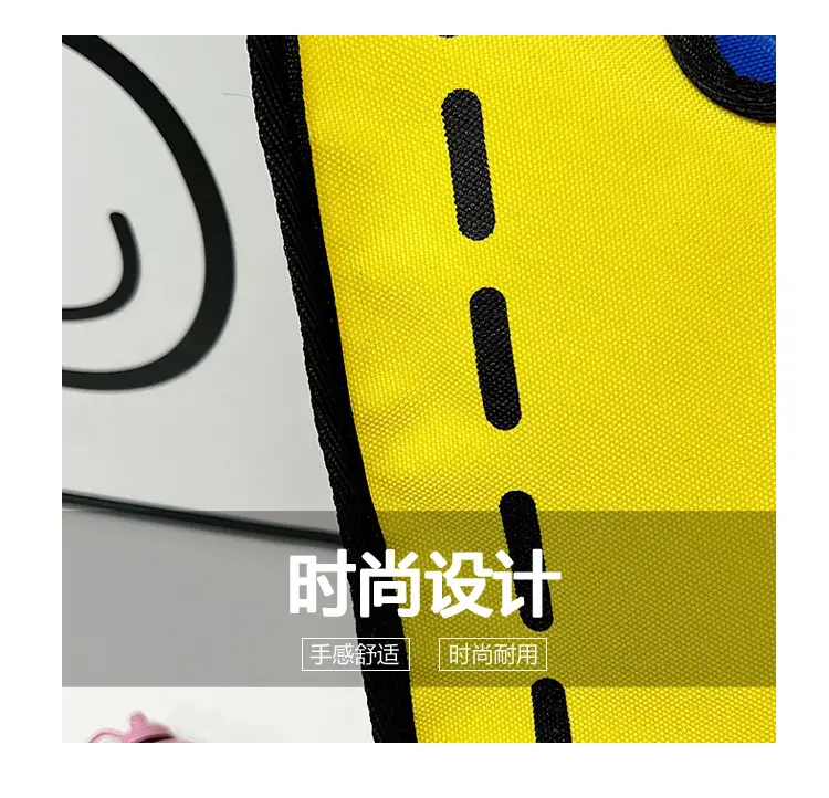 2023 Cartoon Japanese Girl Canvas Shoulder Bag Yellow Green — feature 8