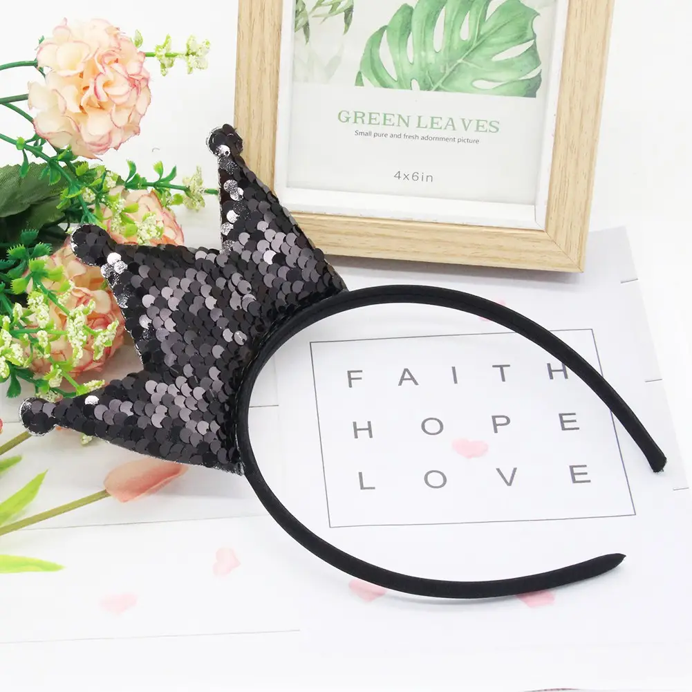New Sequin Crossbody Headband for Girls & Women