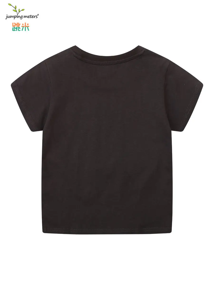 New Boys' Black Elephant Print T-Shirt Short Sleeve Summer Wear - Image 5