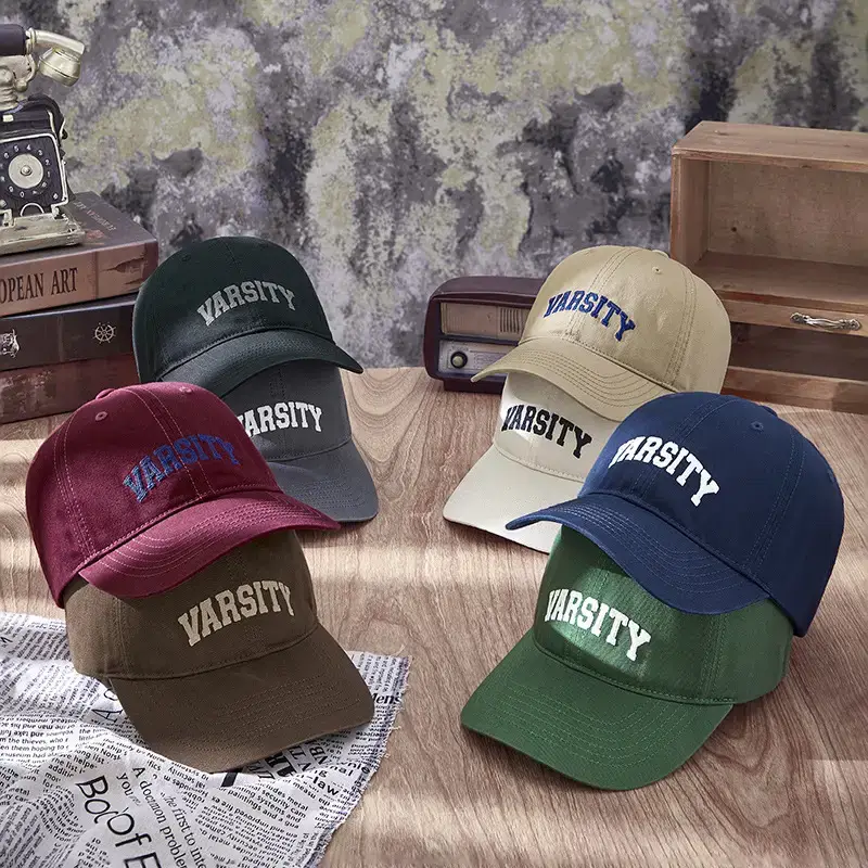 Navy Blue Fursity Embroidered Peaked Cap - Image 10
