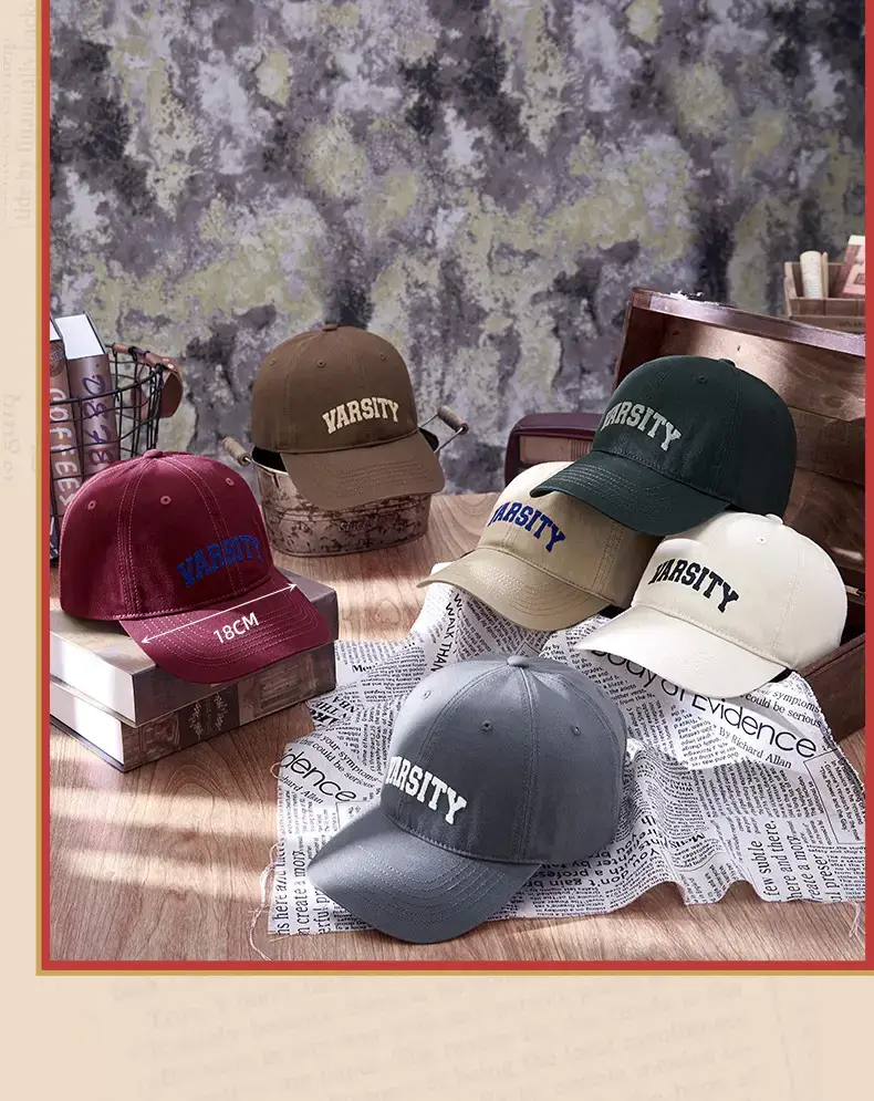 Navy Blue Fursity Embroidered Peaked Cap — feature 14