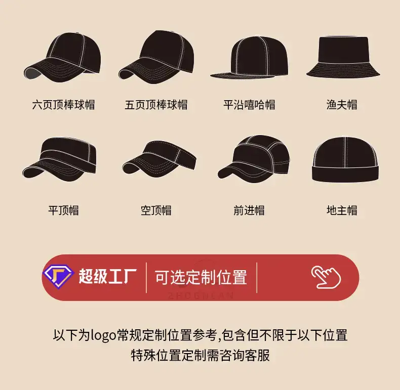 Navy Blue Fursity Embroidered Peaked Cap — feature 26