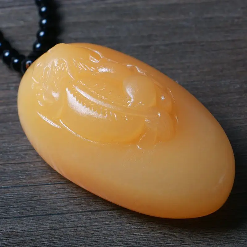 Yellow Jade Jade Handle Play Piece Lucky — feature 7