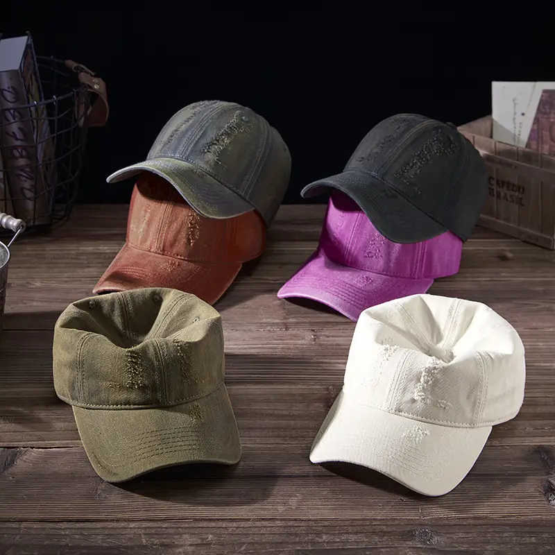 Purple Washed Cotton Cap for Men Women 2025 - Image 10