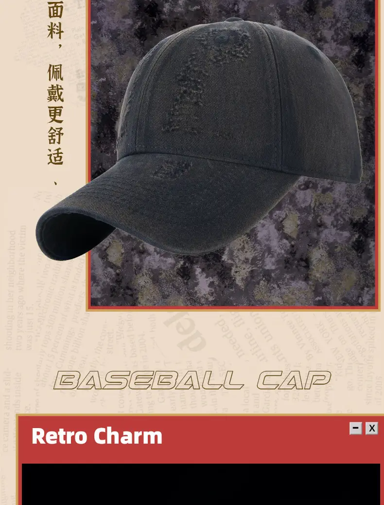 Purple Washed Cotton Cap for Men Women 2025 — feature 13