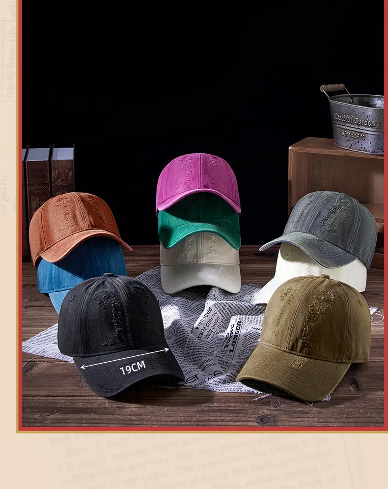 Purple Washed Cotton Cap for Men Women 2025 — feature 14