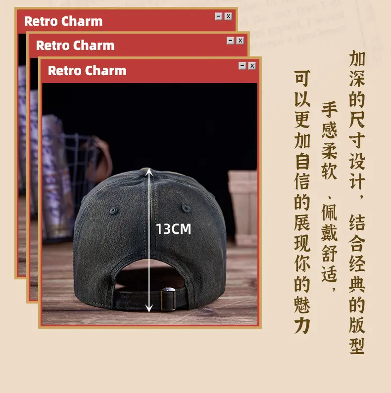 Purple Washed Cotton Cap for Men Women 2025 — feature 15
