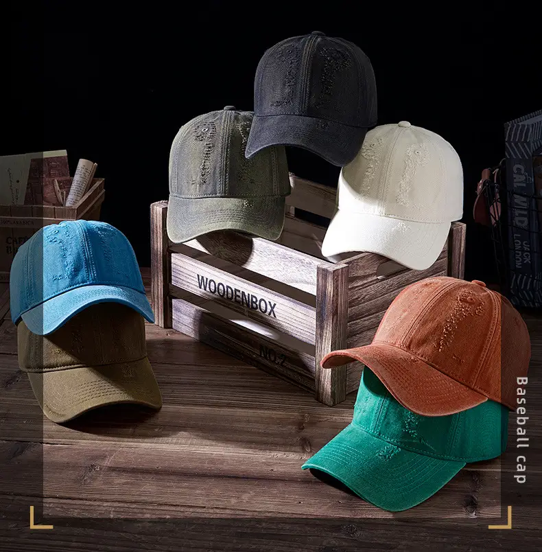 Purple Washed Cotton Cap for Men Women 2025 — feature 7