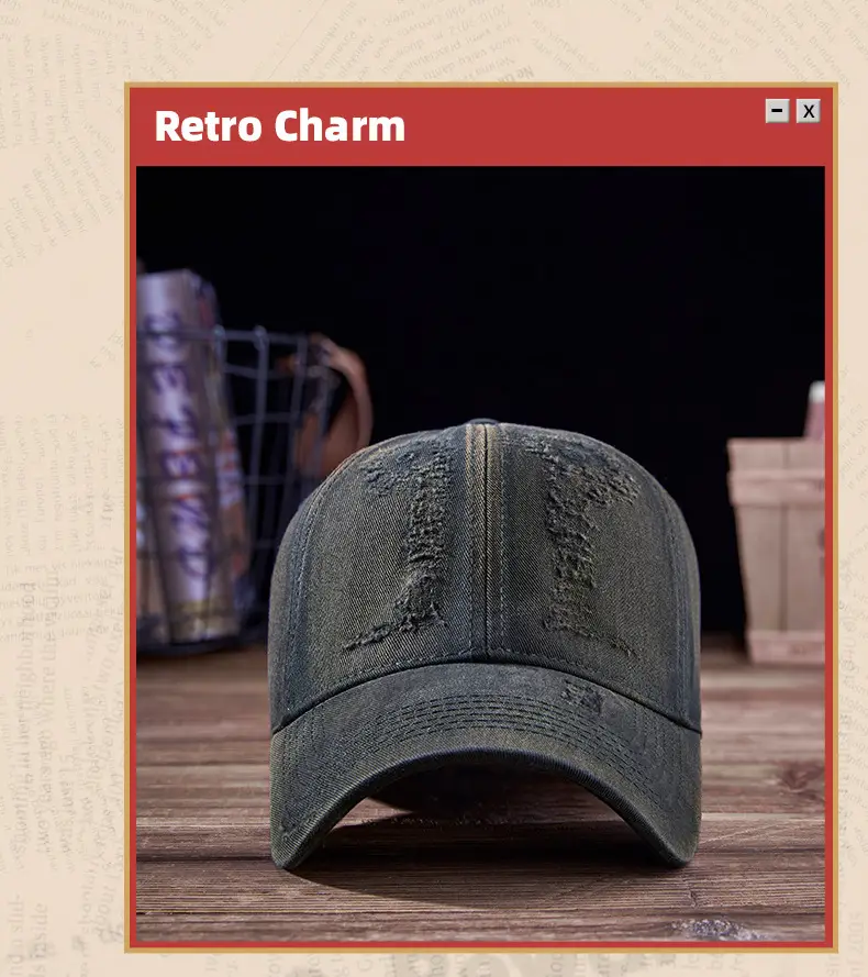 Purple Washed Cotton Cap for Men Women 2025 — feature 8