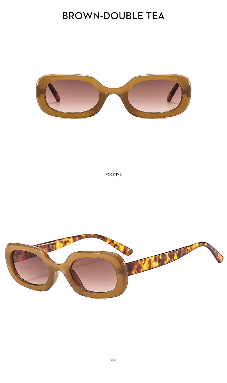 New Fashion Retro Sunglasses C8 Brown Tortie — feature 21