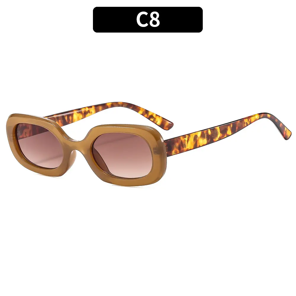 New Fashion Retro Sunglasses C8 Brown Tortie - Image 5