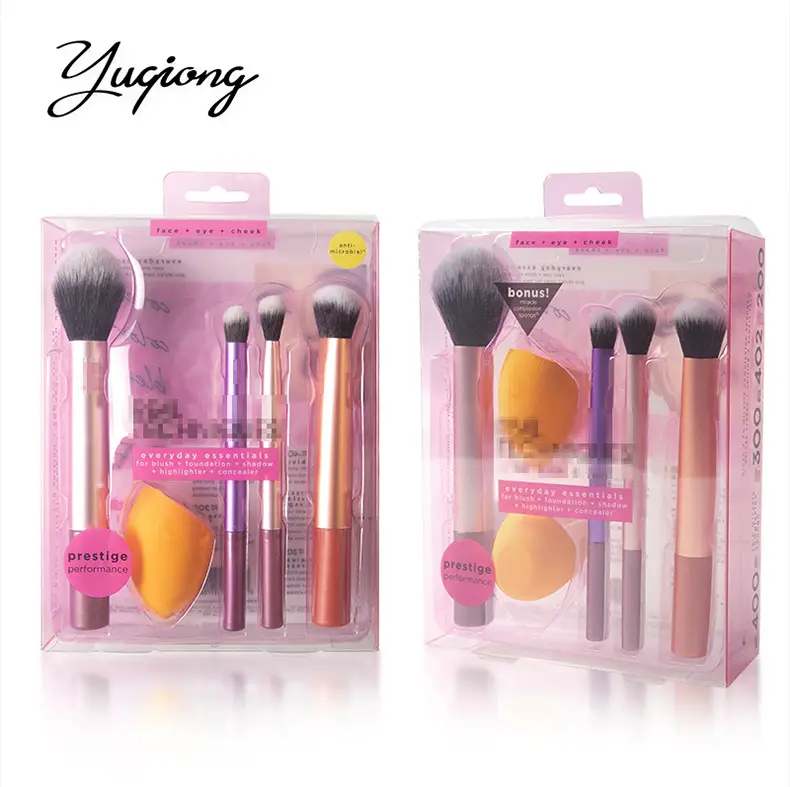 Cross-Border Makeup Brush Set 1786 Pcs Rose Gold & Purple β feature 1