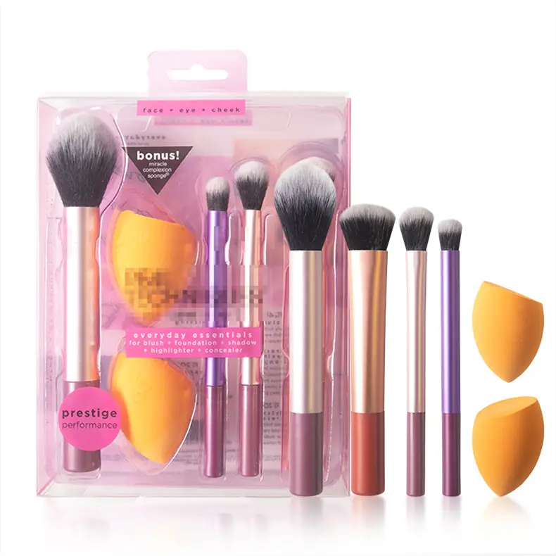 Cross-Border Makeup Brush Set 1786 Pcs Rose Gold & Purple β feature 2