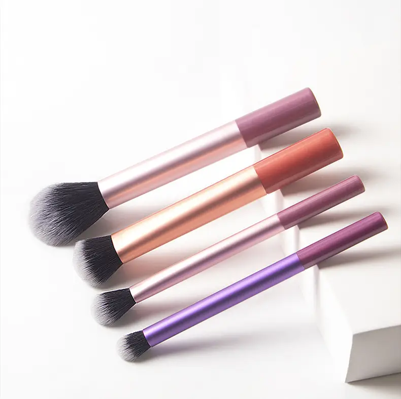 Cross-Border Makeup Brush Set 1786 Pcs Rose Gold & Purple β feature 3