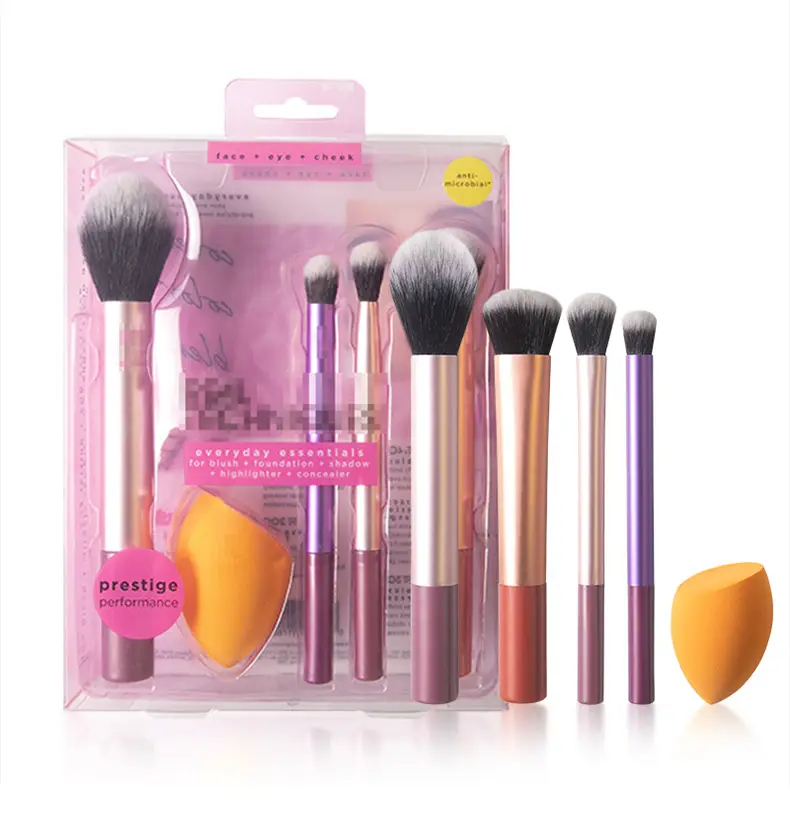 Cross-Border Makeup Brush Set 1786 Pcs Rose Gold & Purple β feature 4