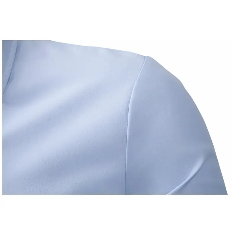 Men's Purple Long-Sleeve Lapel Shirt Business Casual — feature 24