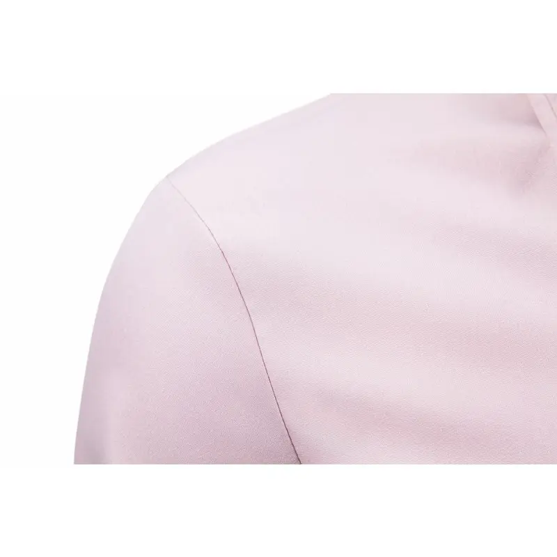 Men's Purple Long-Sleeve Lapel Shirt Business Casual — feature 32