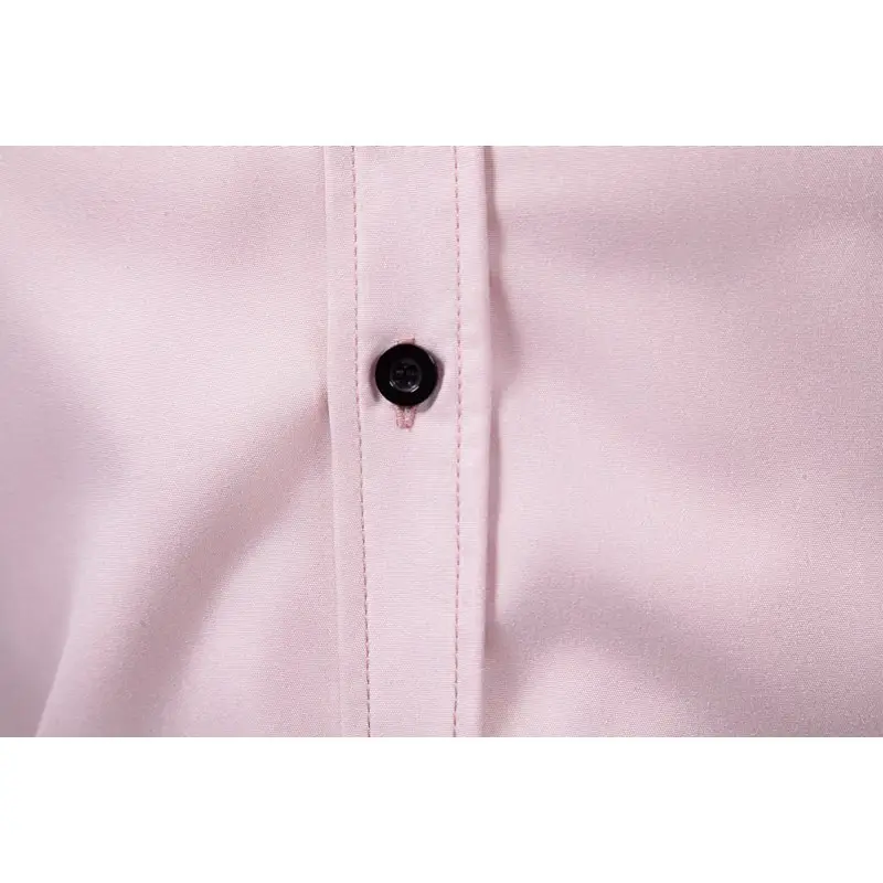 Men's Purple Long-Sleeve Lapel Shirt Business Casual — feature 33