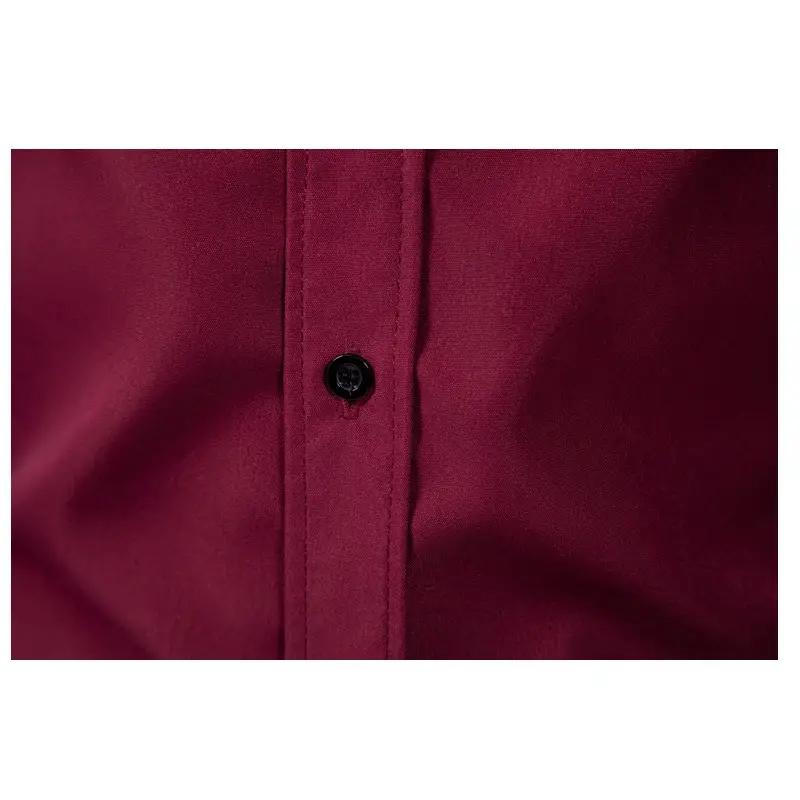 Men's Purple Long-Sleeve Lapel Shirt Business Casual — feature 37