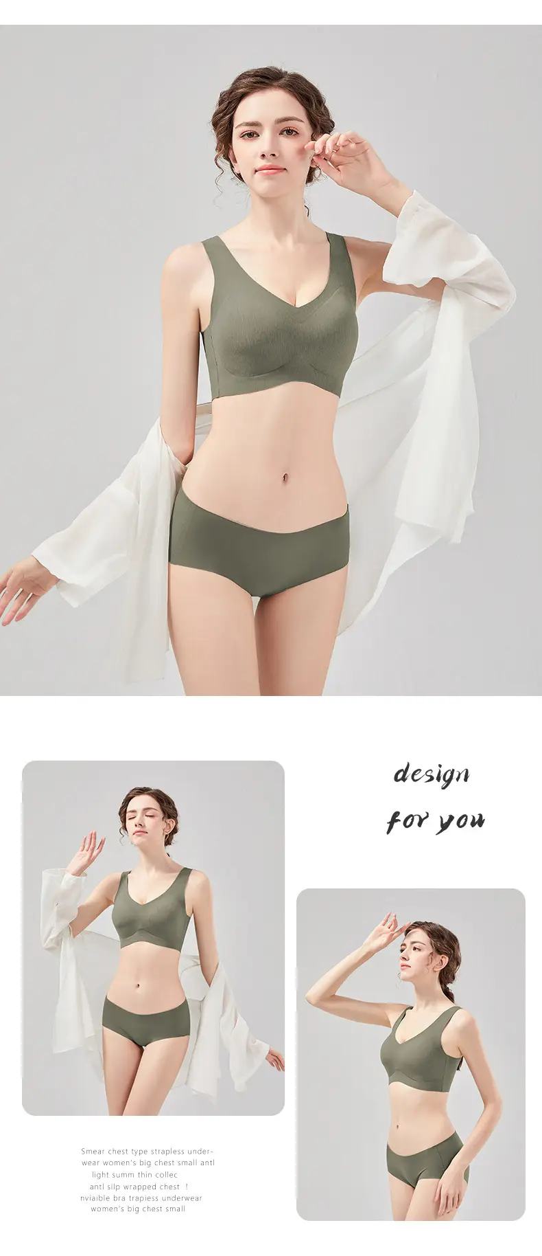Women's Push-Up Bra with Fixed Cup & Anti-Sagging Design — feature 18