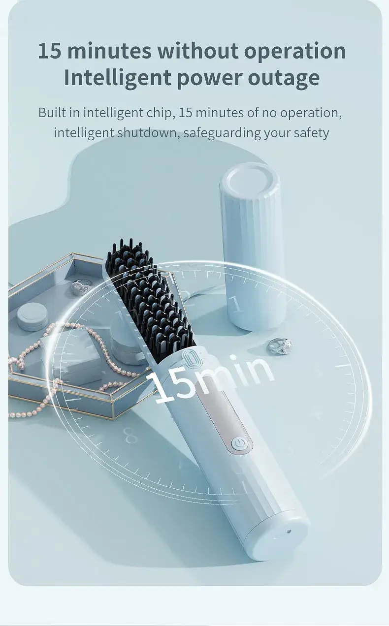 3D Smooth Hair Comb for Straightening No Stuck Hair — feature 13