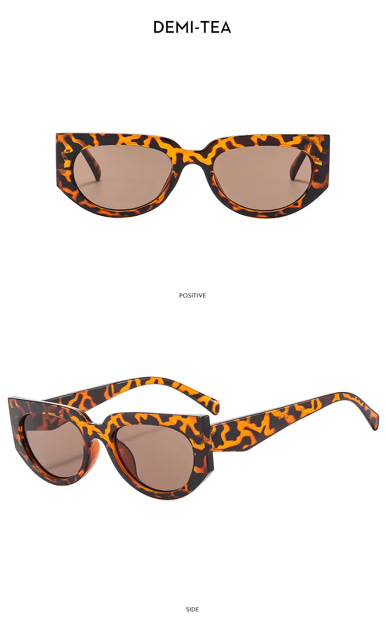 Retro Men Sunglasses C3 Leopard Print — feature 12