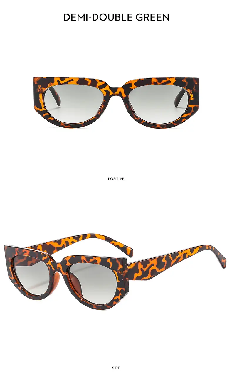 Retro Men Sunglasses C3 Leopard Print — feature 16