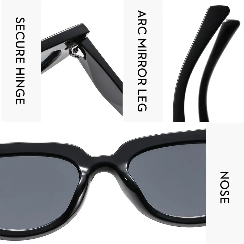 Retro Men Sunglasses C3 Leopard Print — feature 6