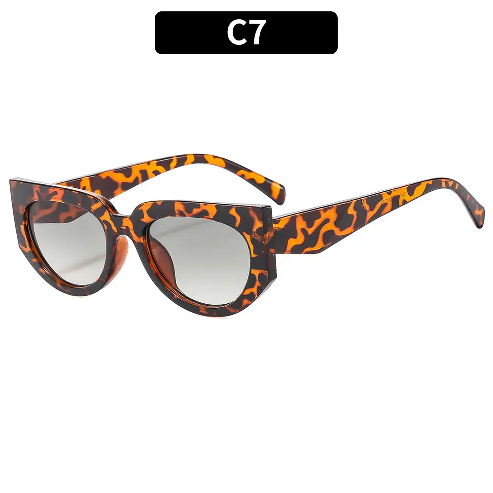 Retro Men Sunglasses C3 Leopard Print - Image 7