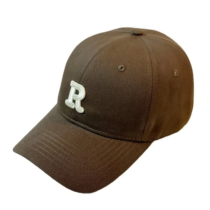 Women Beige R Logo Baseball Cap Spring Summer - Image 11