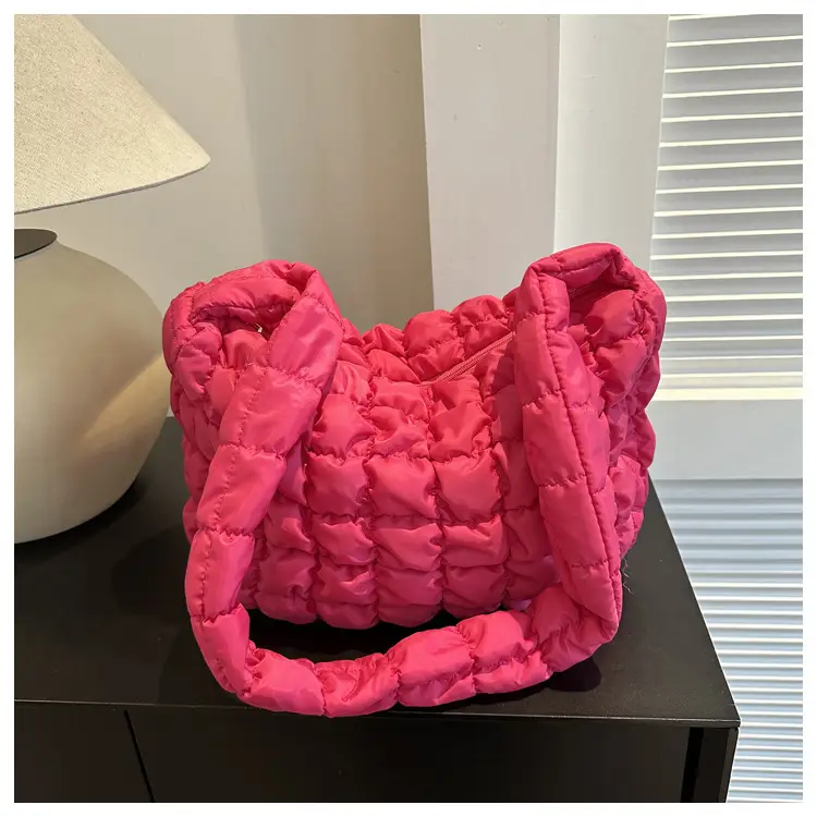 White Bubble Plaid Crossbody Bag 2024 Winter — feature 20