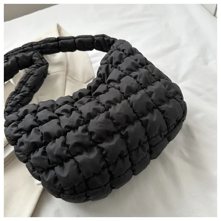 White Bubble Plaid Crossbody Bag 2024 Winter — feature 27