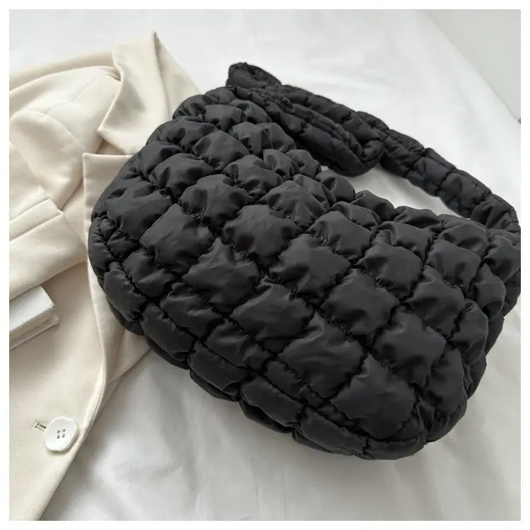 White Bubble Plaid Crossbody Bag 2024 Winter — feature 28
