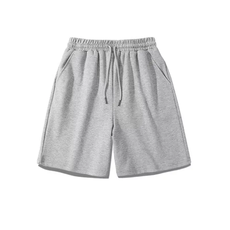 Men Grey Casual Shorts Loose Fit Summer Wear - Image 7