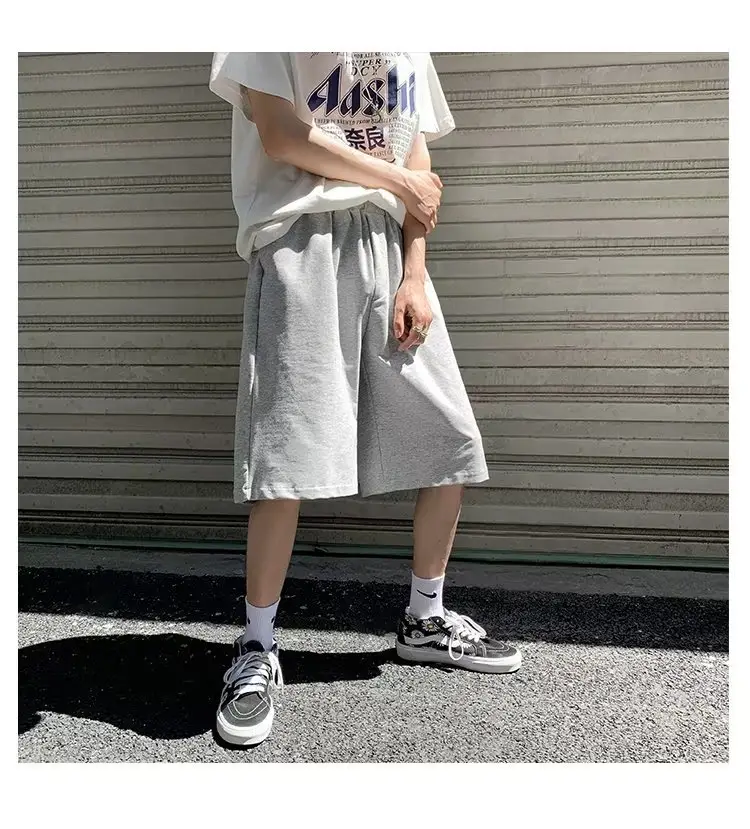 Men Grey Casual Shorts Loose Fit Summer Wear — feature 18