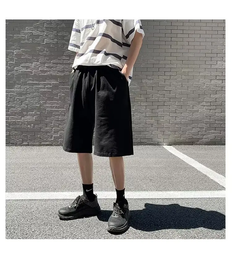 Men Grey Casual Shorts Loose Fit Summer Wear — feature 22
