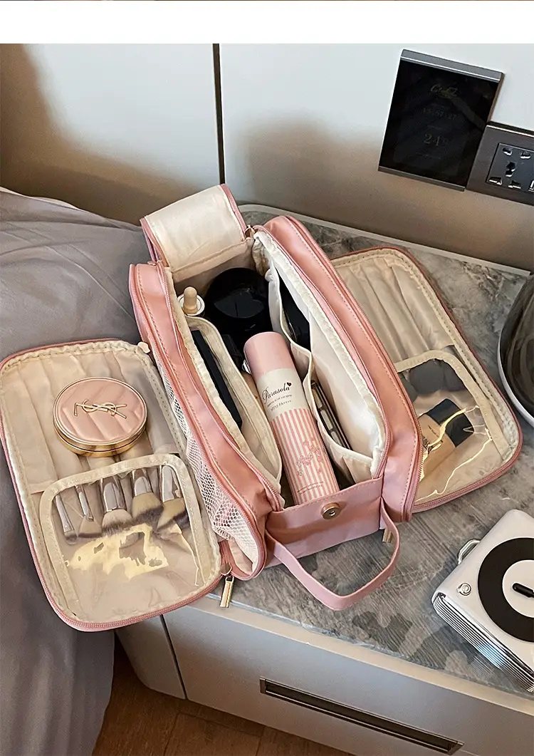 2023 Large Capacity Makeup Bag Travel Wash Brush Storage — feature 10