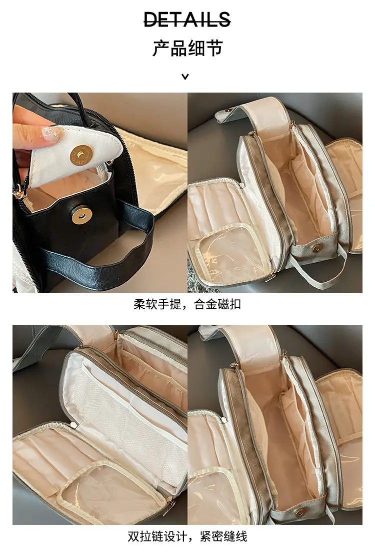 2023 Large Capacity Makeup Bag Travel Wash Brush Storage — feature 3