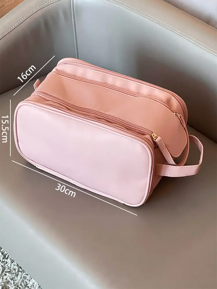 2023 Large Capacity Makeup Bag Travel Wash Brush Storage