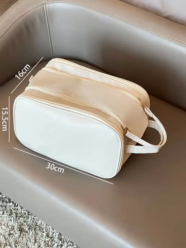 2023 Large Capacity Makeup Bag Travel Wash Brush Storage