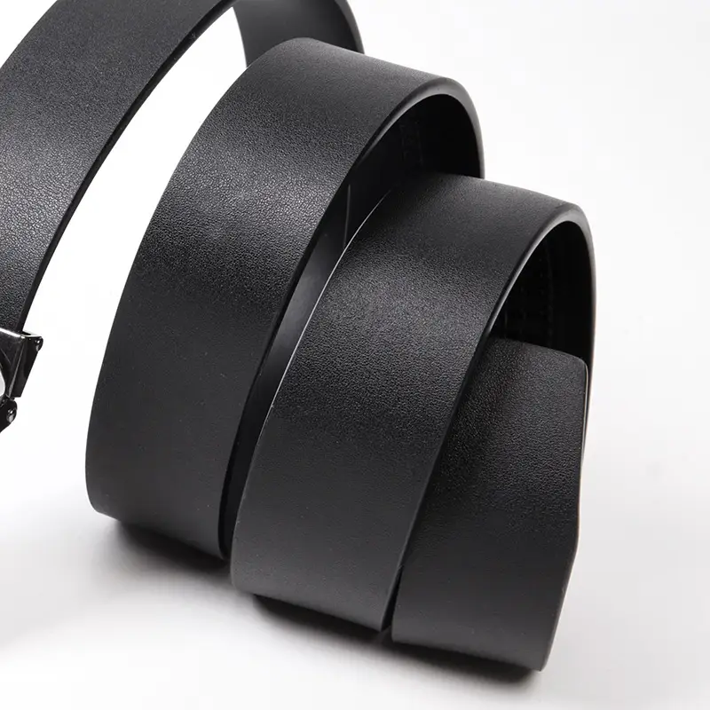Men's Black Automatic Buckle Belt D1Y008 - Image 5