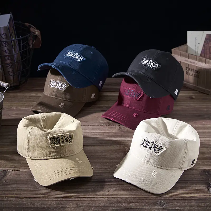 2025 Letter Embroidered Wash Cotton Cap for Men Women - Image 10