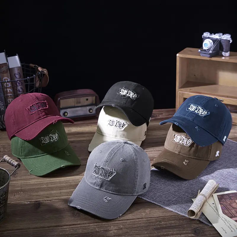 2025 Letter Embroidered Wash Cotton Cap for Men Women - Image 11