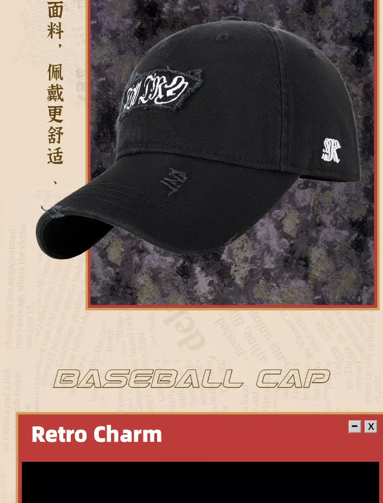 2025 Letter Embroidered Wash Cotton Cap for Men Women — feature 13