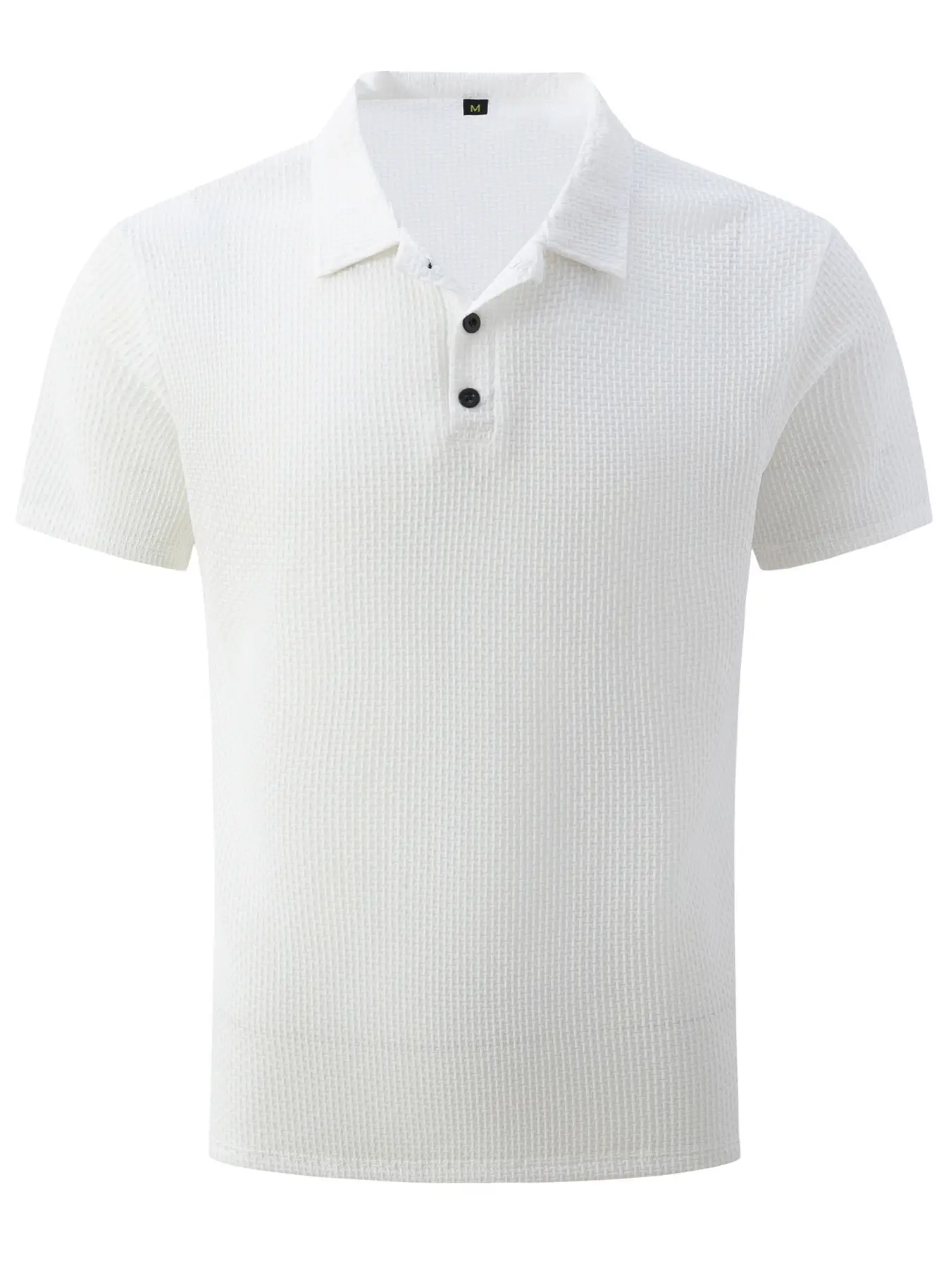 Men's Blue Ice Silk Polo T-Shirt Summer Collar — feature 13